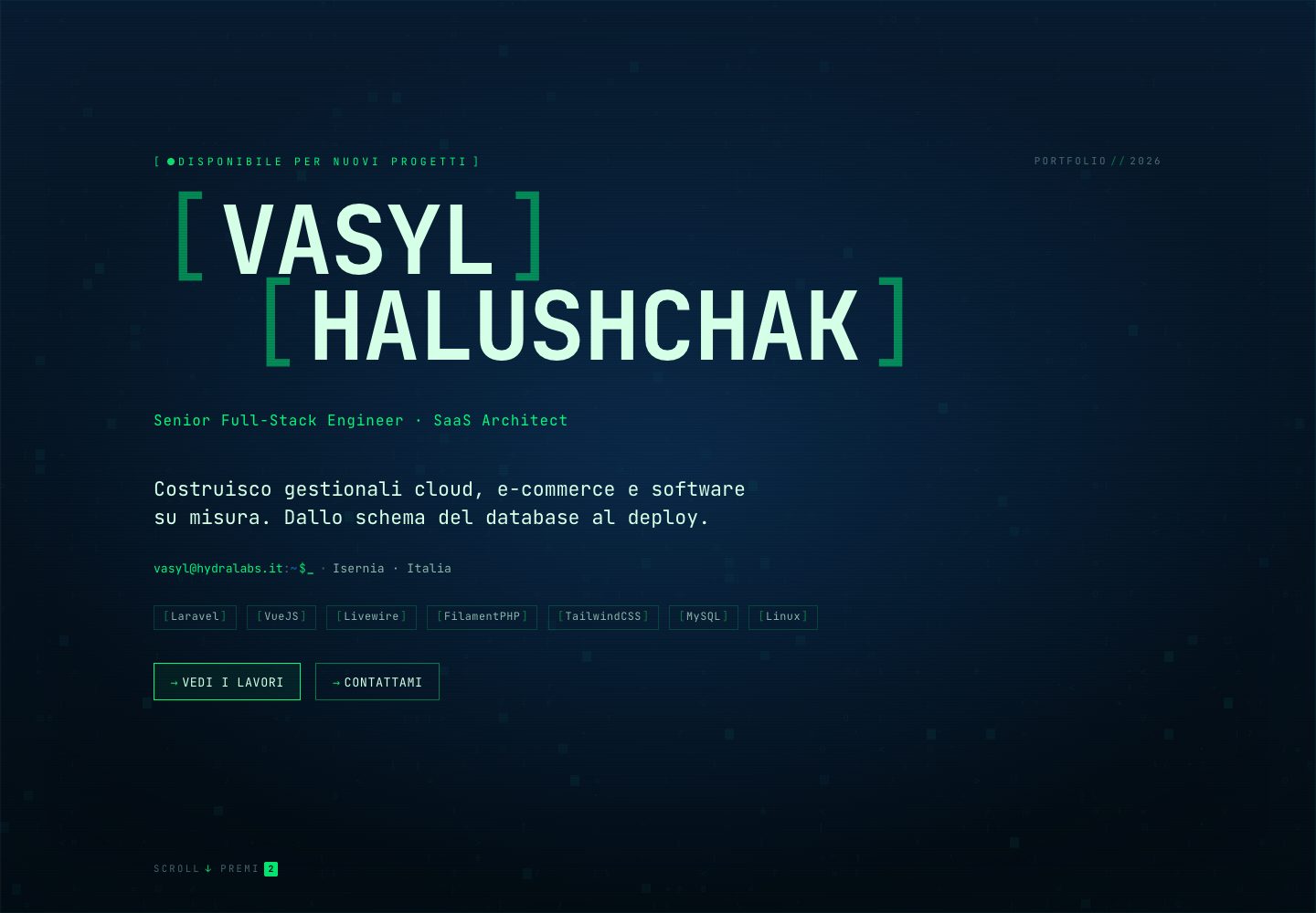 Homepage di Vasyl Halushchak
